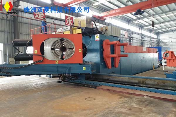 中頻感應加熱設備之彎管機